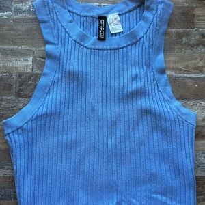 H&M Ribbed racer tank top